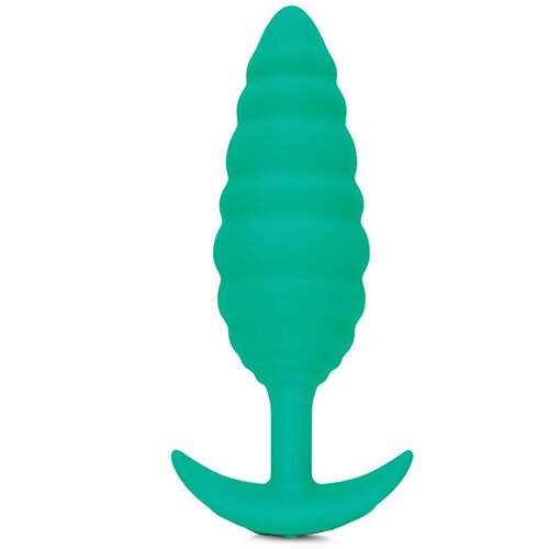 B-Vibe - Texture Plug Twist Green Slike