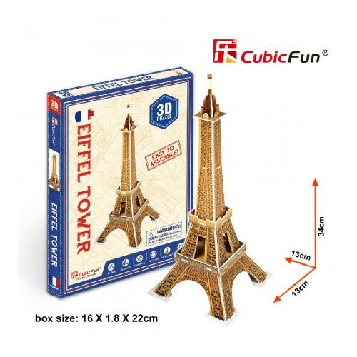 Cubicfun puzzle eiffel tower s3006h ( CBF230067 ) Slike