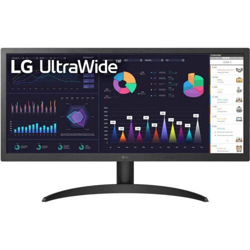 LG Monitor 26WQ500-B 63,5 cm (25"), IPS, 21:9, 2560x1080,75Hz, HDMI 26WQ500-B Cene