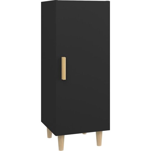 Maison Chic Komoda - Predalnik črna 34,5x34x90 cm konstruiran les, (21716150) Slike