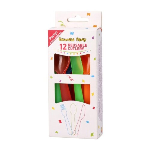 Fiesta, plastični pribor za jelo, set, mix ( 708132 ) Slike