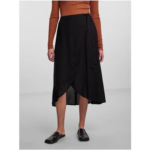 Pieces Black Women's Wrap Skirt Tala - Women's