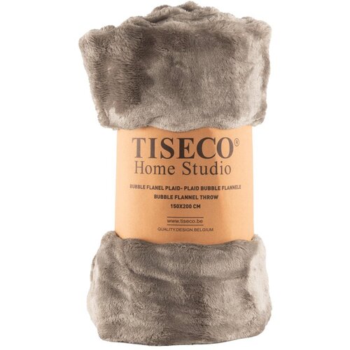 Tiseco Home Studio Sivorjava odeja iz mikropli&amp;scaron;a 150x200 cm Wave &amp;ndash; Slike