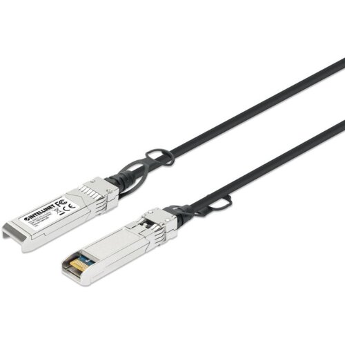 Intellinet 508421 optični kabel 2 m SFP+ Črna, Srebrna Cene
