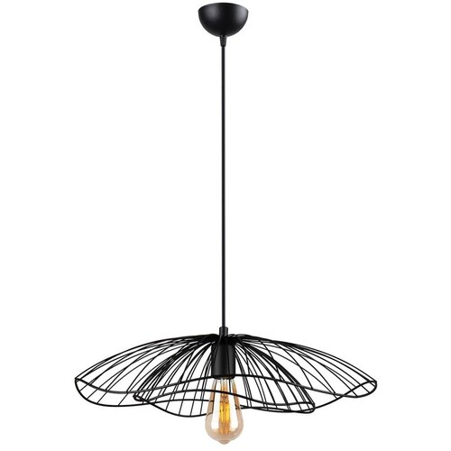Squid Lighting Črna viseča luč Root, vi&amp;scaron;ina 111 cm Slike