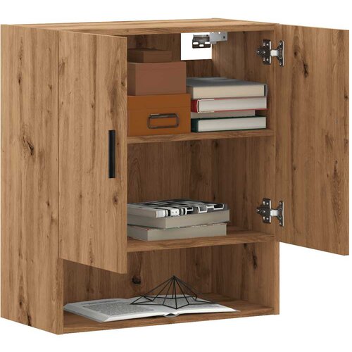 vidaXL Stenska omarica artisan hrast 60x31x70 cm inženirski les Cene