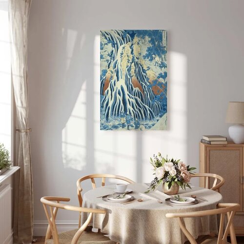  Slika - Hokusai Katsushika &amp;ndash; Kirifuri Fall on Kurokami Mount 80x120 Na talijanskom platnu Slike