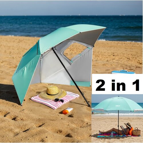 Nils Camp Senčilo in dežnik za plažo 2 v 1 Cene