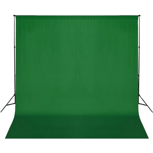 vidaXL Pozadinski sustav s potporom 600 x 300 cm zeleni Cijene