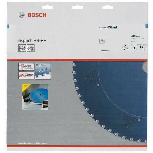 Bosch list kružne testere expert for steel 2608643061/ 305 x 25/4 x 2/6 mm/ 80 Slike