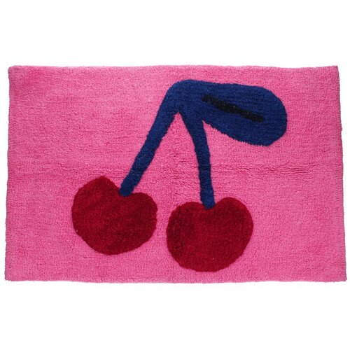 Rex London Rožnata tekstilna kopalni&amp;scaron;ka preproga 83x52,5 cm Cherry &amp;ndash; Slike