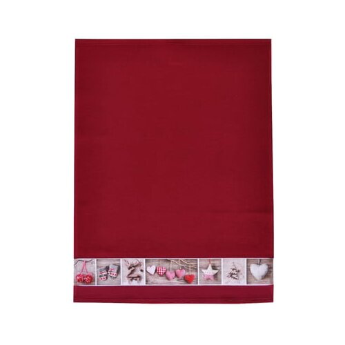 Framsohn Krpa za posodo "Srce" Twisted Terry 50x50 cm - Bordeaux Cene