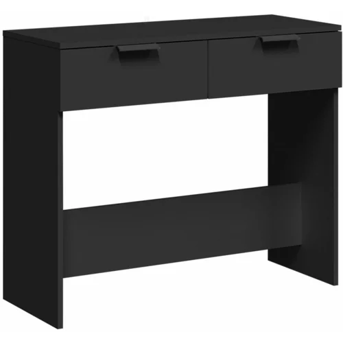 Maison Chic konzolna miza - miza ob steni črna 90x36x75 cm inženirski les, (21786632) Maison Chic konzolna miza - miza ob steni črna 90x36x75 cm inženirski les, (21786632)