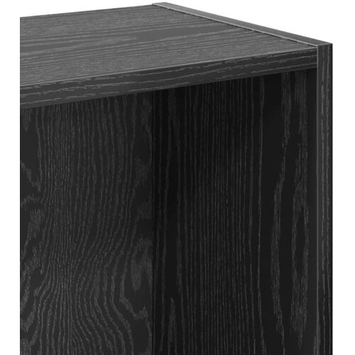  Polica Crni hrast 80 x 24 x 76 cm Konstruirano drvo Slike