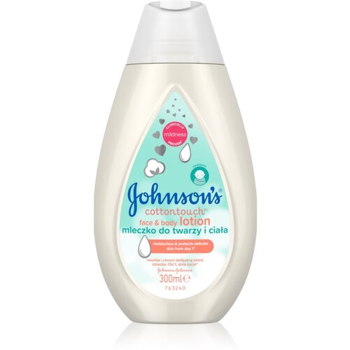 Johnsons CottonTouch Face &amp;amp; Body Lotion vlažilen losjon za telo za mehkej&amp;scaron;o kožo 300 ml za otroke Slike