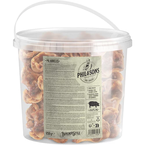 Phil & Sons svinjske uši u plastičnoj posudi - 1,25 kg