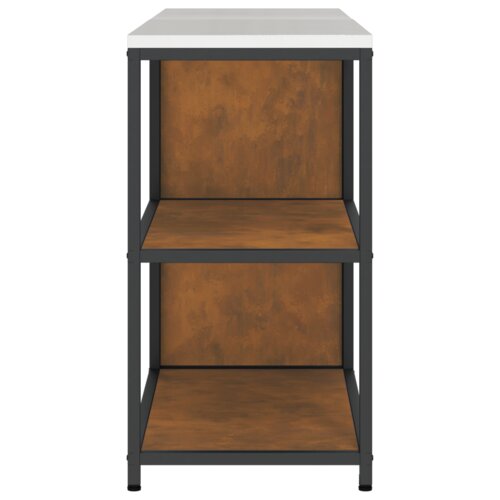  Kuhinjski set za pohranu s policom s pohranom s vratima Podesiva 2 pcs Rđa 180 x 50 x 92 cm Slike