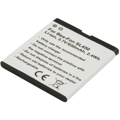 AVIZAR Nadomestna baterija za Bea-Fon SL450 / SL560 3,7V 650mAh Li-ion, Bela, (5000070291) Cene