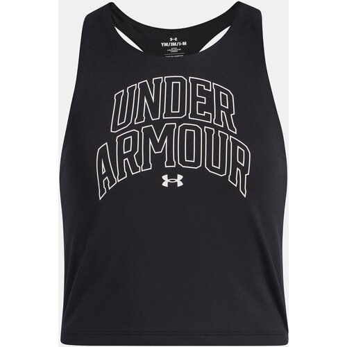 Under Armour Girls&amp;#039; tank top UA Motion Branded Tank-BLK - Girls Slike