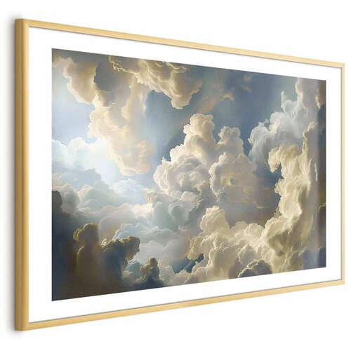  Plakat Sun and Shadows: A Theatrical Show of Nature High Above the Ground 90x60 Zlatni okvir s margom Cijene
