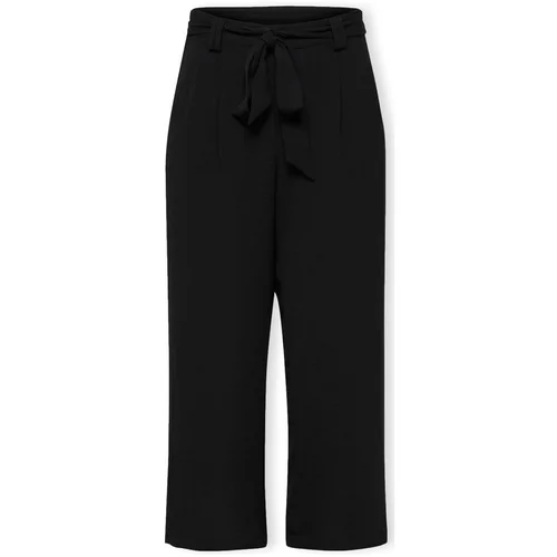 Only Noos Winner Palazzo Trousers - Black Crna