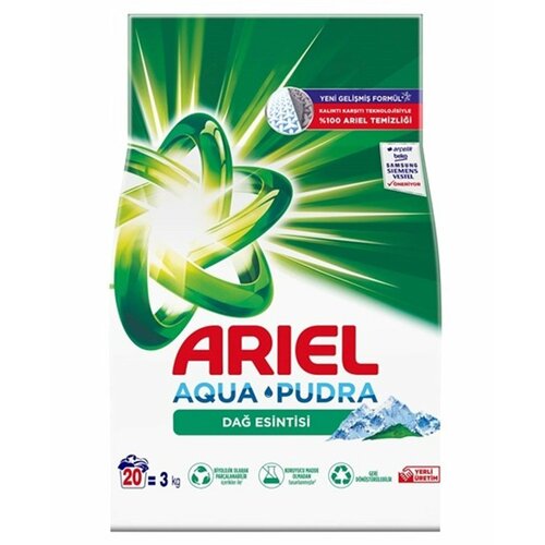Ariel deterdžent za pranje veša mountain breeze, 3 kg Slike