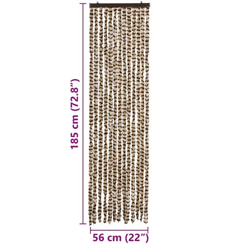  Zastor protiv insekata bež-smeđi 56 x 185 cm &amp;scaron;enil Slike