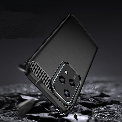 Techsuit Carbon Silicone maska za Honor 200 Lite &amp;ndash; crna Slike