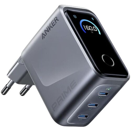 Anker Prime Charger (160W, 3 Ports, Smart Display) Silver Cijene