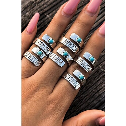 Fenzy Set Prstenja, Srebrne Boje Cijene