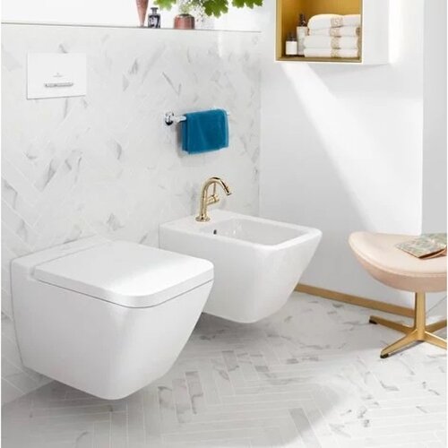 Villeroy &amp;amp; Boch WC deska z mehkim zapiranjem FINION 9M88 S1 R1 Slike