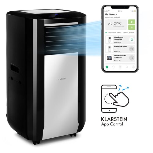 Klarstein Max Breeze Smart, mobilna klimatska naprava, 15000 BTU/h (4,4 kW), energijski razred A Cene