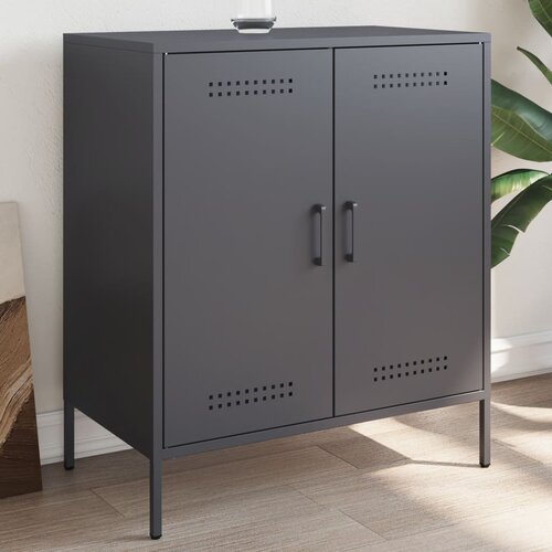 vidaXL Komoda antracitna 68x39x79 cm jeklo Cene