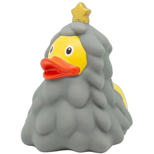 Lilalu Figura Patkica Grey Christmas Tree Rubber Duck 9cm Grey Cene