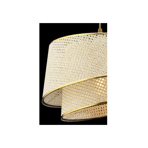 Opviq Luster Barette Hazeran, 32x32cm, zlatno-krem boja Slike