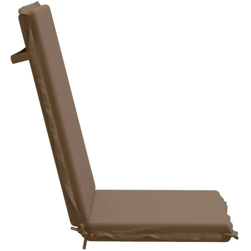  Jastuk za stolac s visokim naslonom GEMERT 4 kom. - Taupe (melange) 120 x 50 x 6 cm 4 Slike