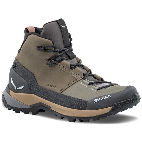 Salewa Puez Leather Mid Powertex sarena Slike