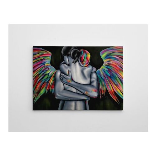 Wallity WY198 (50 x 70) multicolor decorative canvas painting Cene