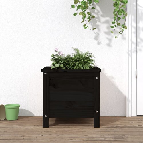  Vrtna sadilica crna 40 x 40 x 39 cm od masivne borovine Cijene