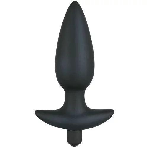 Black Velvets Silicone Vibrating Plug Large