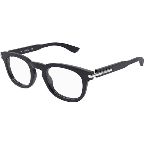 Alexander Mcqueen AM0498O 003 ONE SIZE (48) Siva/Kristalna Cene