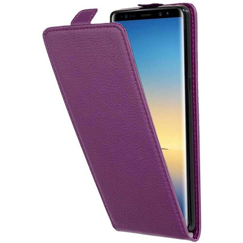Cadorabo Ohi&scaron;je, združljivo z Samsung Galaxy NOTE 8 v pastelno vijolično - Za&scaron;čitni ovitek v obliki flipa iz teksturiranega umetnega usnja, (20562025) Cene