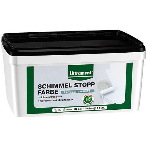 ULTRAMENT Barva proti plesni Ultrament (mat, 1 l, bela) Slike