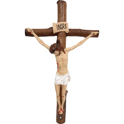  Drveni križ s Isusom INRI Slike