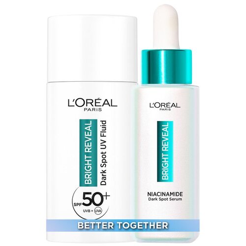 L´Oréal Paris L'Oreal Paris Bright Reveal Niacinamid Set serum za lice + Uv fluid Cene