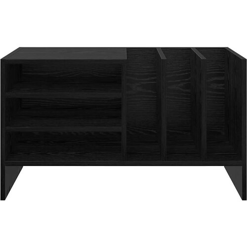  Ormar za ploče Crni hrast 78.5 x 35 x 45 cm Konstruirano drvo Slike