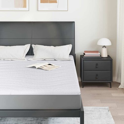  Nadmadrac Bijelo 140 x 200 cm Pleteno platno Slike