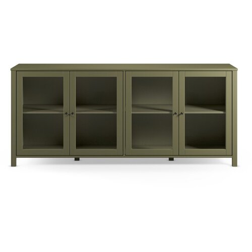 Marckeric Zelena vitrina iz masivnega bora 186x80x40 cm Alessandra &amp;ndash; Slike