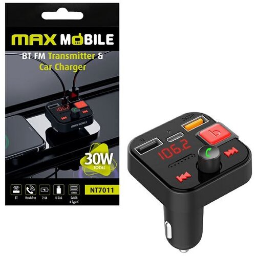 Max Mobile NT7011 30W Type C/USB FM transmitter i Auto punjač Cijene