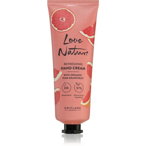 Oriflame Love Nature Organic Pink Grapefruit hidratantna krema za ruke 75 ml Cijene